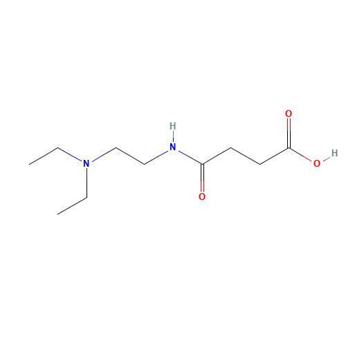 4-[2-(diethylamino)ethylamino]-4-oxobutanoic acid (CAS: 72038-39-2) - Related Chemical Product