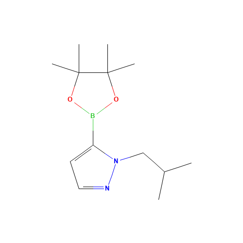 1-(2-methylpropyl)-5-(4,4,5,5-tetramethyl-1,3,2-dioxaborolan-2-yl)pyrazole (CAS: 847818-75-1) - Related Chemical Product