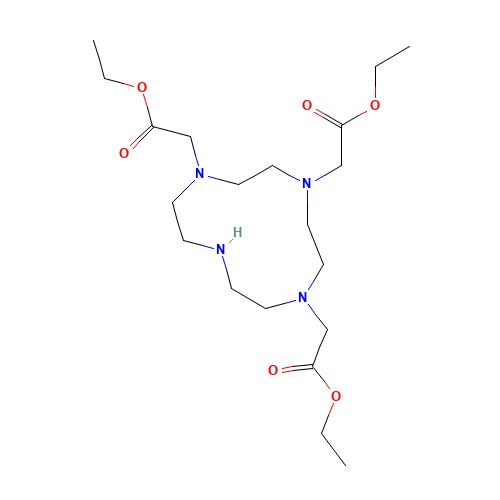 ethyl 2-[4,7-bis(2-ethoxy-2-oxoethyl)-1,4,7,10-tetrazacyclododec-1-yl]acetate (CAS: 114873-52-8) - Related Chemical Product