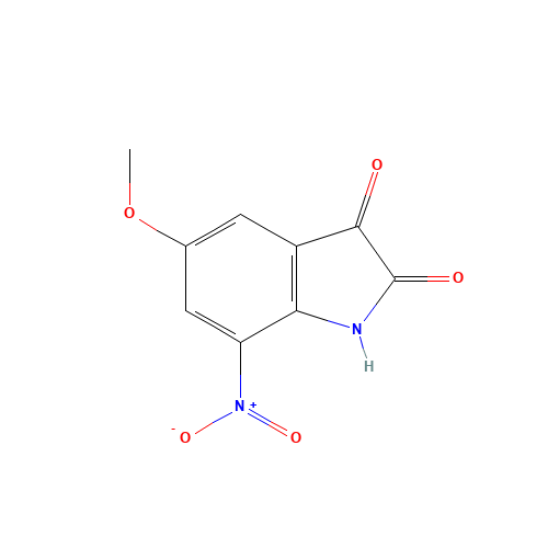 5-methoxy-7-nitro-1H-indole-2,3-dione (CAS: 172161-92-1) - Related Chemical Product