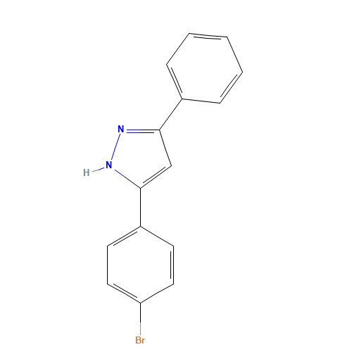 5-(4-bromophenyl)-3-phenyl-1H-pyrazole (CAS: 50603-96-8) - Related Chemical Product
