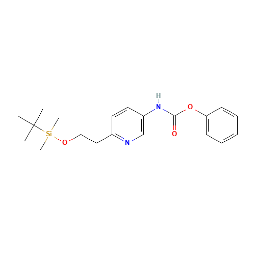 phenyl N-[6-[2-[tert-butyl(dimethyl)silyl]oxyethyl]pyridin-3-yl]carbamate (CAS: 1419602-92-8) - Related Chemical Product