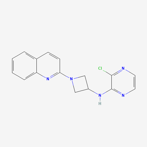 3-chloro-N-(1-quinolin-2-ylazetidin-3-yl)pyrazin-2-amine (CAS: 1350607-87-2) - Related Chemical Product