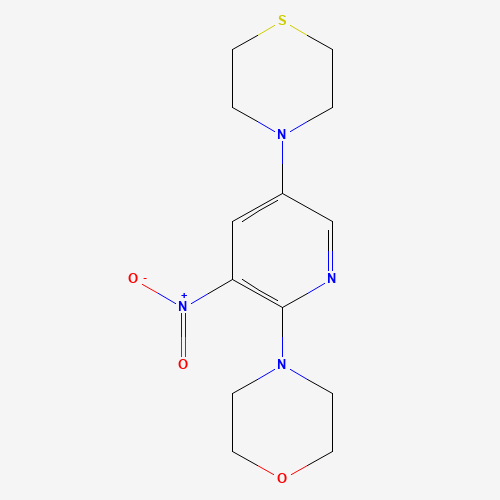 4-(3-nitro-5-thiomorpholin-4-ylpyridin-2-yl)morpholine (CAS: 1259439-02-5) - Related Chemical Product