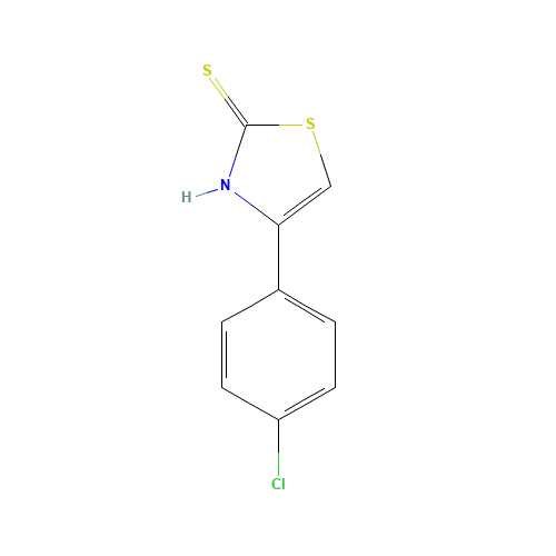4-(4-chlorophenyl)-3H-1,3-thiazole-2-thione (CAS: 2104-00-9) - Related Chemical Product