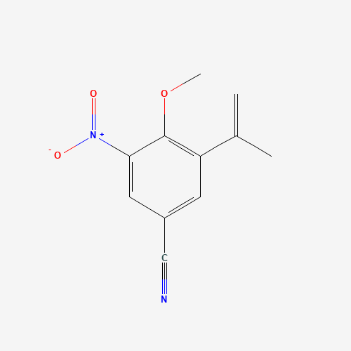 4-methoxy-3-nitro-5-prop-1-en-2-ylbenzonitrile (CAS: 942216-07-1) - Related Chemical Product
