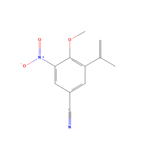 4-methoxy-3-nitro-5-prop-1-en-2-ylbenzonitrile (CAS: 942216-07-1) - Related Chemical Product