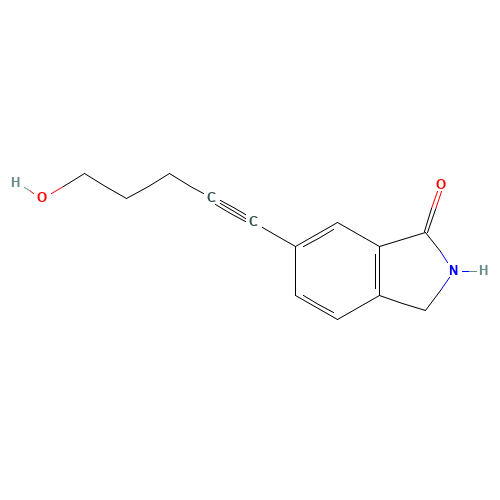 6-(5-hydroxypent-1-ynyl)-2,3-dihydroisoindol-1-one (CAS: 1007455-45-9) - Related Chemical Product