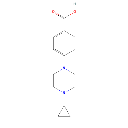 4-(4-cyclopropylpiperazin-1-yl)benzoic acid (CAS: 883743-83-7) - Related Chemical Product