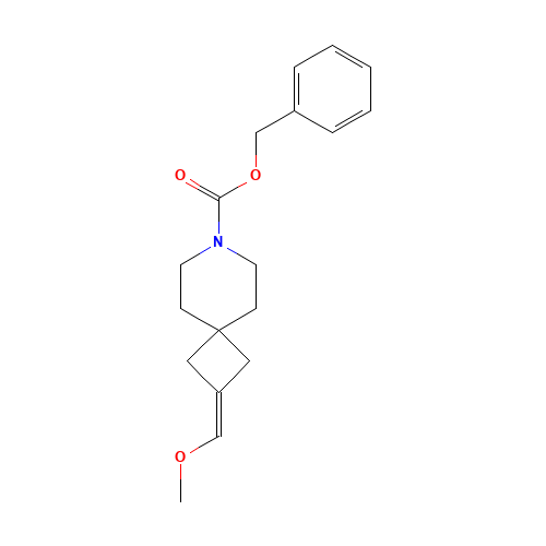 benzyl 2-(methoxymethylidene)-7-azaspiro[3.5]nonane-7-carboxylate (CAS: 1227610-17-4) - Related Chemical Product
