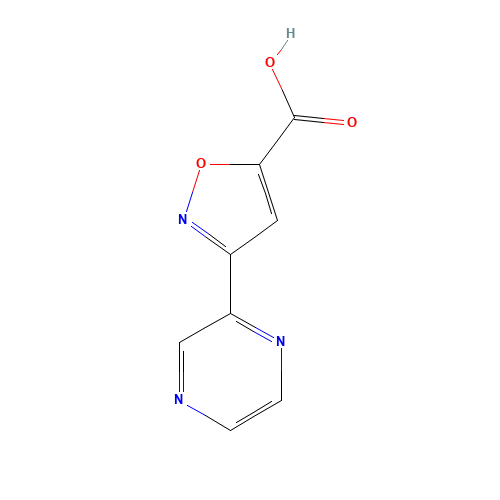 3-pyrazin-2-yl-1,2-oxazole-5-carboxylic acid (CAS: 1014629-95-8) - Related Chemical Product