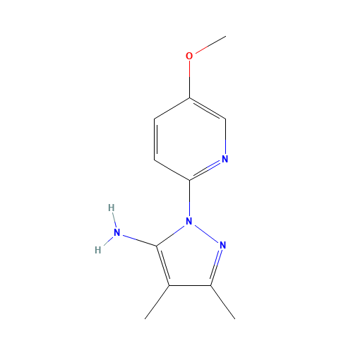 2-(5-methoxypyridin-2-yl)-4,5-dimethylpyrazol-3-amine (CAS: 1335140-76-5) - Related Chemical Product