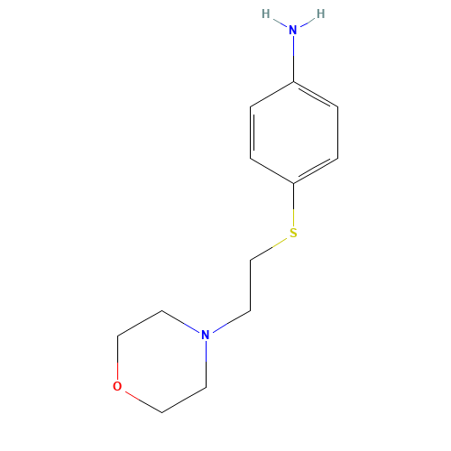 4-(2-morpholin-4-ylethylsulfanyl)aniline (CAS: 887089-51-2) - Related Chemical Product