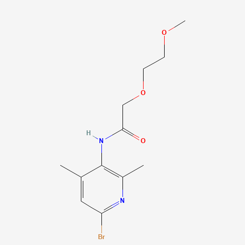 N-(6-bromo-2,4-dimethylpyridin-3-yl)-2-(2-methoxyethoxy)acetamide (CAS: 1093352-39-6) - Related Chemical Product