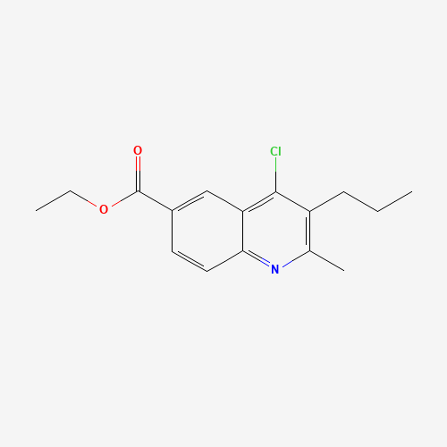 ethyl 4-chloro-2-methyl-3-propylquinoline-6-carboxylate (CAS: 5685-70-1) - Related Chemical Product