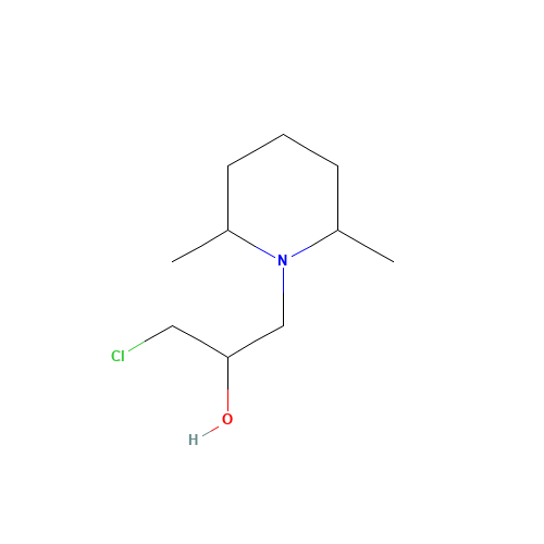 1-chloro-3-(2,6-dimethylpiperidin-1-yl)propan-2-ol (CAS: 55506-45-1) - Related Chemical Product