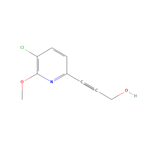 3-(5-chloro-6-methoxypyridin-2-yl)prop-2-yn-1-ol (CAS: 1310949-18-8) - Related Chemical Product