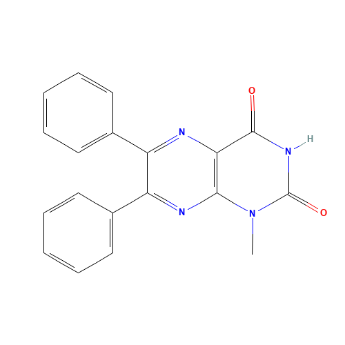 1-methyl-6,7-diphenylpteridine-2,4-dione (CAS: 19845-24-0) - Related Chemical Product