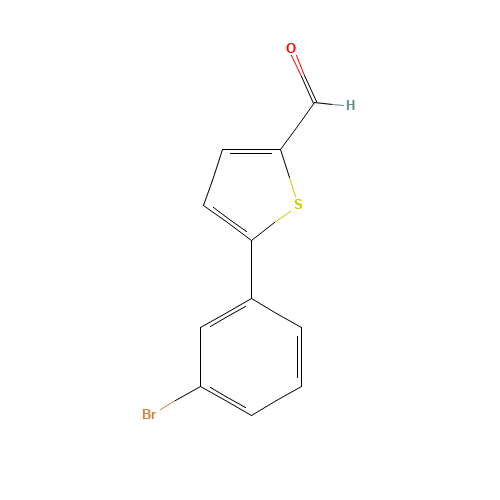 5-(3-bromophenyl)thiophene-2-carbaldehyde (CAS: 38401-72-8) - Related Chemical Product