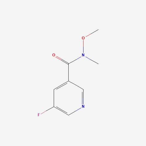 5-fluoro-N-methoxy-N-methylpyridine-3-carboxamide (CAS: 342602-54-4) - Related Chemical Product