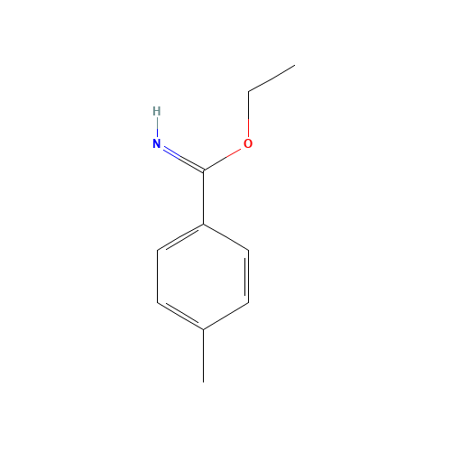 ethyl 4-methylbenzenecarboximidate (CAS: 827-71-4) - Chemical Structure and Molecular Formula 