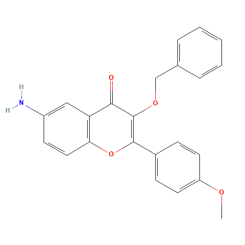 6-amino-2-(4-methoxyphenyl)-3-phenylmethoxychromen-4-one (CAS: 1187016-70-1) - Related Chemical Product