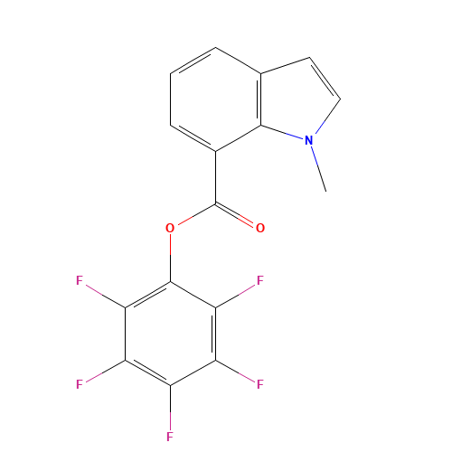 (2,3,4,5,6-pentafluorophenyl) 1-methylindole-7-carboxylate (CAS: 941716-96-7) - Related Chemical Product