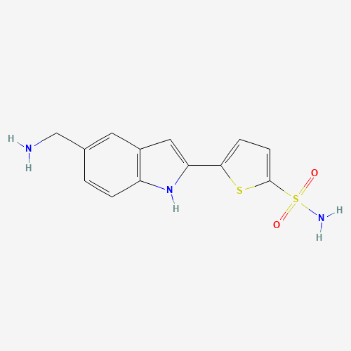 5-[5-(aminomethyl)-1H-indol-2-yl]thiophene-2-sulfonamide (CAS: 1137643-54-9) - Related Chemical Product
