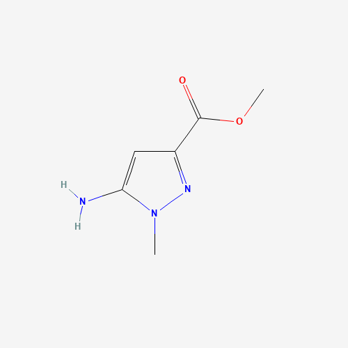 methyl 5-amino-1-methylpyrazole-3-carboxylate (CAS: 92406-53-6) - Chemical Structure and Molecular Formula 
