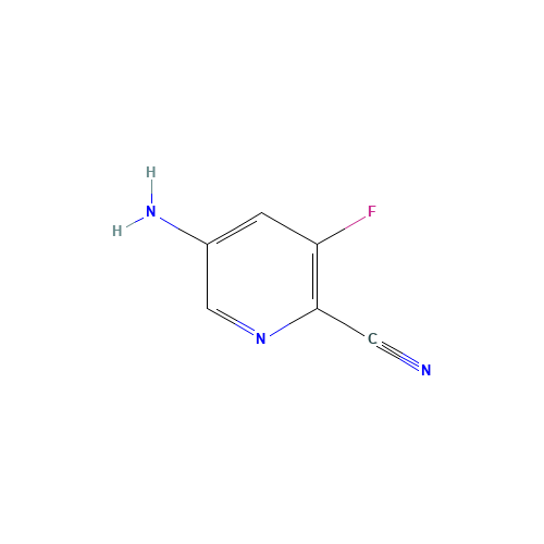 5-amino-3-fluoropyridine-2-carbonitrile (CAS: 573763-07-2) - Related Chemical Product