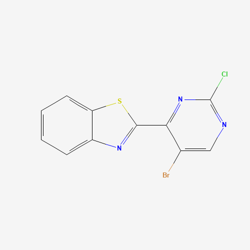 2-(5-bromo-2-chloropyrimidin-4-yl)-1,3-benzothiazole (CAS: 893433-77-7) - Related Chemical Product