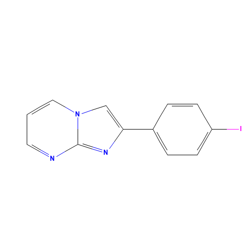 2-(4-iodophenyl)imidazo[1,2-a]pyrimidine (CAS: 118001-69-7) - Related Chemical Product