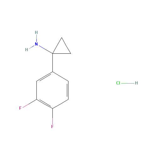 1-(3,4-difluorophenyl)cyclopropan-1-amine;hydrochloride (CAS: 1186663-16-0) - Related Chemical Product