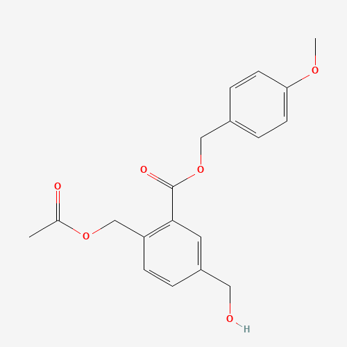 (4-methoxyphenyl)methyl 2-(acetyloxymethyl)-5-(hydroxymethyl)benzoate (CAS: 452978-25-5) - Related Chemical Product