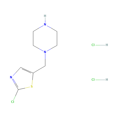 2-chloro-5-(piperazin-1-ylmethyl)-1,3-thiazole;dihydrochloride (CAS: 1185312-01-9) - Related Chemical Product