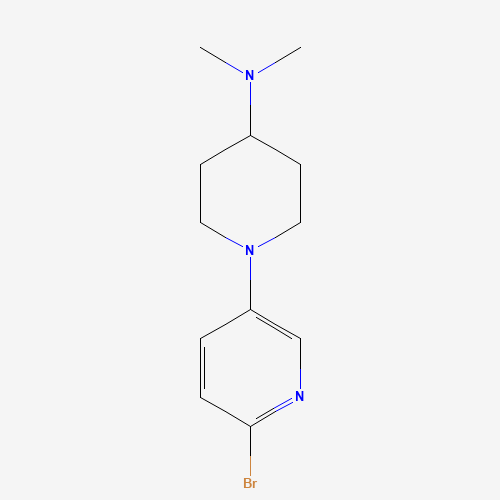 1-(6-bromopyridin-3-yl)-N,N-dimethylpiperidin-4-amine (CAS: 1169698-77-4) - Related Chemical Product