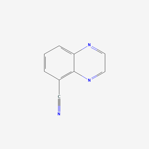 quinoxaline-5-carbonitrile (CAS: 77130-32-6) - Chemical Structure and Molecular Formula 