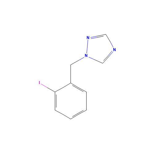 1-[(2-iodophenyl)methyl]-1,2,4-triazole (CAS: 876316-31-3) - Related Chemical Product