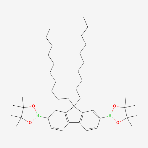 2-[9,9-didecyl-7-(4,4,5,5-tetramethyl-1,3,2-dioxaborolan-2-yl)fluoren-2-yl]-4,4,5,5-tetramethyl-1,3,2-dioxaborolane (CAS: 711026-06-1) - Related Chemical Product