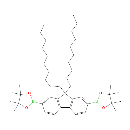 2-[9,9-didecyl-7-(4,4,5,5-tetramethyl-1,3,2-dioxaborolan-2-yl)fluoren-2-yl]-4,4,5,5-tetramethyl-1,3,2-dioxaborolane (CAS: 711026-06-1) - Related Chemical Product