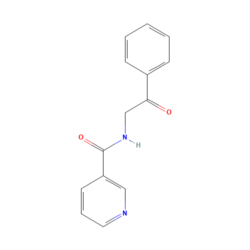 N-phenacylpyridine-3-carboxamide (CAS: 13337-77-4) - Related Chemical Product