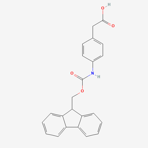 2-[4-(9H-fluoren-9-ylmethoxycarbonylamino)phenyl]acetic acid (CAS: 173690-53-4) - Related Chemical Product