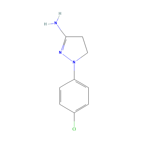 2-(4-chlorophenyl)-3,4-dihydropyrazol-5-amine (CAS: 6508-11-8) - Related Chemical Product