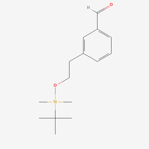 3-[2-[tert-butyl(dimethyl)silyl]oxyethyl]benzaldehyde (CAS: 874899-89-5) - Related Chemical Product