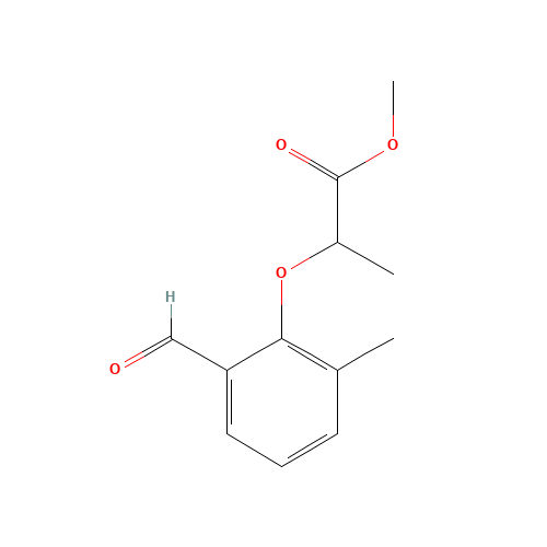 methyl 2-(2-formyl-6-methylphenoxy)propanoate (CAS: 1067225-59-5) - Related Chemical Product