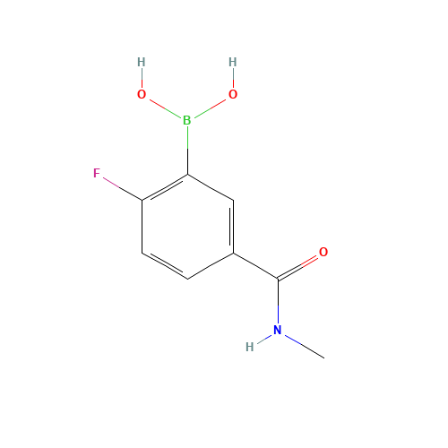 [2-fluoro-5-(methylcarbamoyl)phenyl]boronic acid (CAS: 874289-40-4) - Related Chemical Product