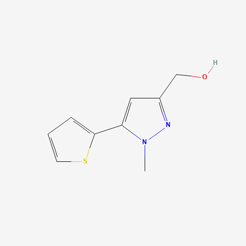 (1-methyl-5-thiophen-2-ylpyrazol-3-yl)methanol (CAS: 879896-47-6) - Related Chemical Product