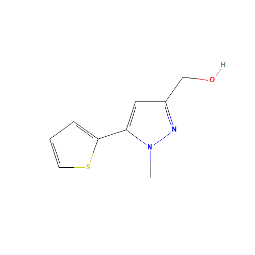 (1-methyl-5-thiophen-2-ylpyrazol-3-yl)methanol (CAS: 879896-47-6) - Related Chemical Product