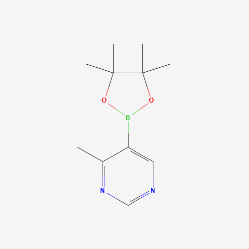 4-methyl-5-(4,4,5,5-tetramethyl-1,3,2-dioxaborolan-2-yl)pyrimidine (CAS: 1370001-96-9) - Related Chemical Product