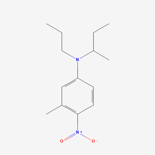 N-butan-2-yl-3-methyl-4-nitro-N-propylaniline (CAS: 821777-12-2) - Chemical Structure and Molecular Formula 